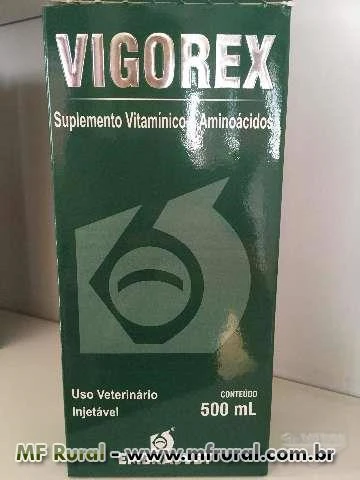 VIGOREX 500ML - PROMOTOR DE ENGORDA, MELHORA FERTILIDADE E AUMENTO DA LACTAÇÃO.