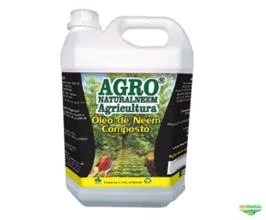 ÓLEO DE NEEM - NIM AGRICOLA AGRONEEM ORIGINAL - PRODUTO DE 1ª LINHA GALÃO 5 L