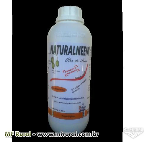 ÓLEO DE NEEM - NIM ORIGINAL - NATURALNEEM  LITRO (emulsionado)