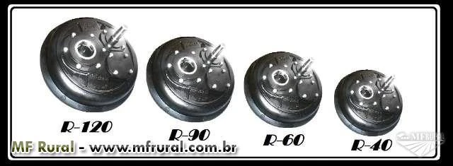 Engrenagem - Coroa e Pinhão - Redutor De Velocidade R40, R60, R90 E R120 Imagem Engrenagem - Coroa e Pinhão - Redutor De Velocidade R40, R60, R90 E R120