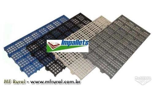 Estrado - piso - pallet - palete - deck  (plastico PEAD ou PP) Imagem Estrado - piso - pallet - palete - deck  (plastico PEAD ou PP)