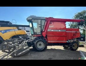 Colheitadeira Massey Ferguson Arrozeira 5650 ano 2007, plataforma de 18 rígida ano 2015