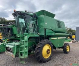 Colheitadeira John Deere Arrozeira JD 1470 Hydro ano 2010 com plataforma rígida 20P