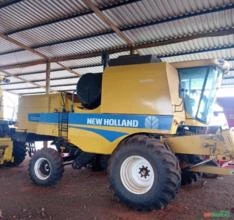 Colheitadeira New Holland Sojeira NH TC 5090 ano 2019 com plataforma de 25 pés fléx.