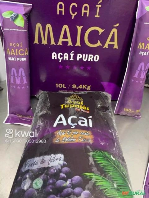 Imagem Polpa congelada de açaí Popular Imagem Polpa congelada de açaí Popular