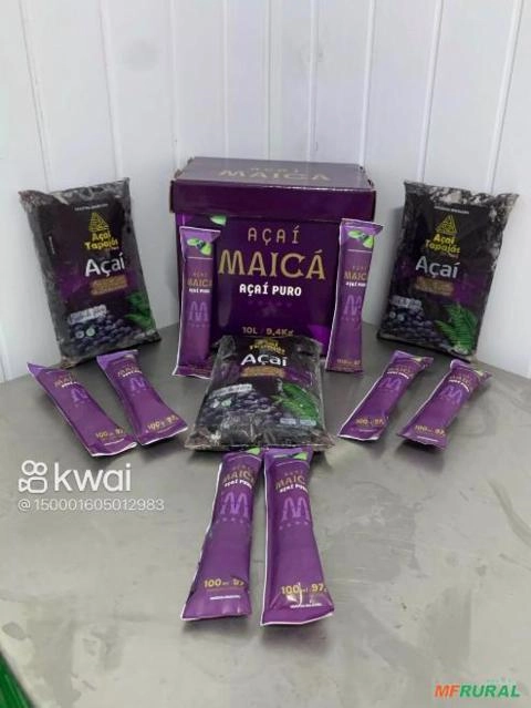 Imagem Polpa congelada de açaí Popular Imagem Polpa congelada de açaí Popular