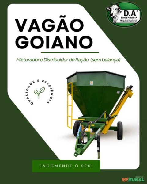 DISTRIBUIDOR E MISTURADOR DE RAÇÃO "GOIANO" Imagem DISTRIBUIDOR E MISTURADOR DE RAÇÃO "GOIANO"
