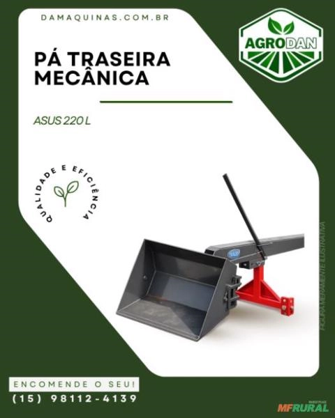 PÁ TRASEIRA MECÂNICA ASUS Imagem PÁ TRASEIRA MECÂNICA ASUS