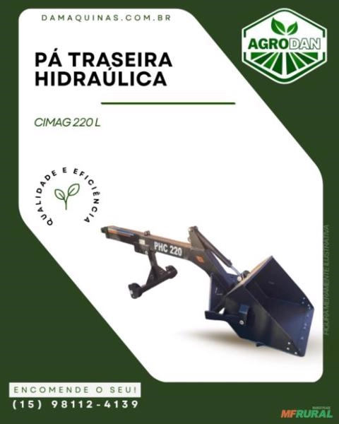 PÁ TRASEIRA HIDRÁULICA PHT 220L Imagem PÁ TRASEIRA HIDRÁULICA PHT 220L