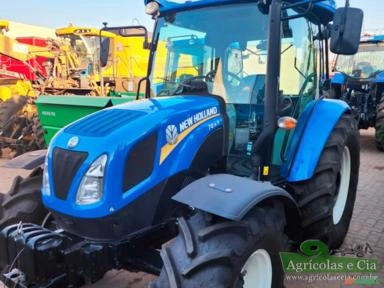 Trator New Holland T 4.75 S 4x4 (Redutor Creeper - Compacto) Imagem Trator New Holland T 4.75 S 4x4 (Redutor Creeper - Compacto)