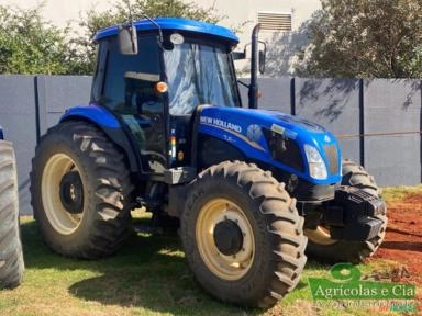 Trator New Holland TL 5.90 4x4 (Reversor Mecânico - Ótimo Estado) Imagem Trator New Holland TL 5.90 4x4 (Reversor Mecânico - Ótimo Estado)