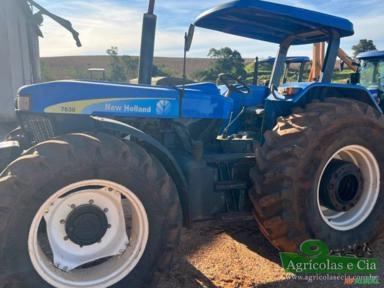 Trator New Holland 7630 4x4 (Dual Power - Todo Original) Imagem Trator New Holland 7630 4x4 (Dual Power - Todo Original)