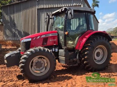 Trator Massey Ferguson 6713 R 4x4 (Piloto Trimble - Transmissão Automatica Dyna 4) Imagem Trator Massey Ferguson 6713 R 4x4 (Piloto Trimble - Transmissão Automatica Dyna 4)