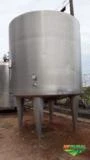 Tanque reservatorio aço inox 304 sanitario cap 5 mil litros com sistema de aqueciemnto