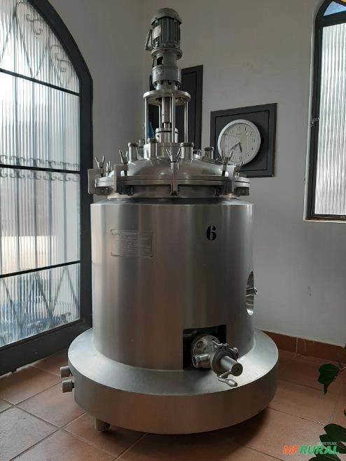 Reator Aço Inox 160 Litros Piloto Imagem Reator Aço Inox 160 Litros Piloto