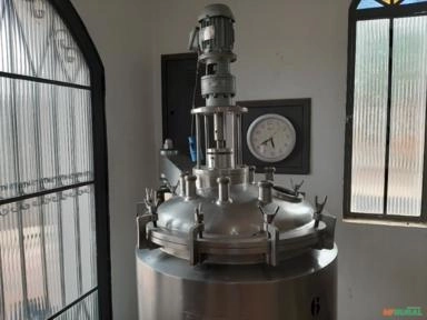 Imagem Reator Aço Inox 160 Litros Piloto Imagem Reator Aço Inox 160 Litros Piloto