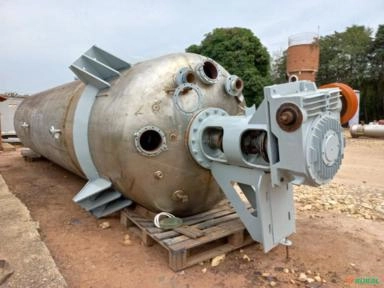 Imagem Bio Reator aço inox 9 mil litros Imagem Bio Reator aço inox 9 mil litros