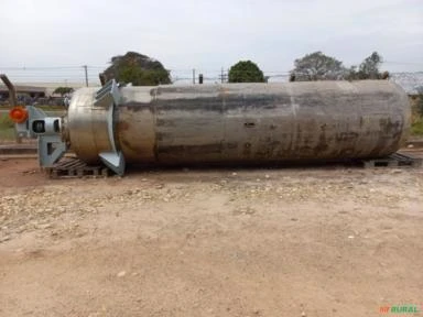 Imagem Bio Reator aço inox 9 mil litros Imagem Bio Reator aço inox 9 mil litros