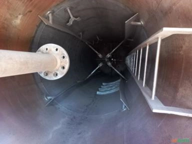 Imagem Bio Reator aço inox 9 mil litros Imagem Bio Reator aço inox 9 mil litros