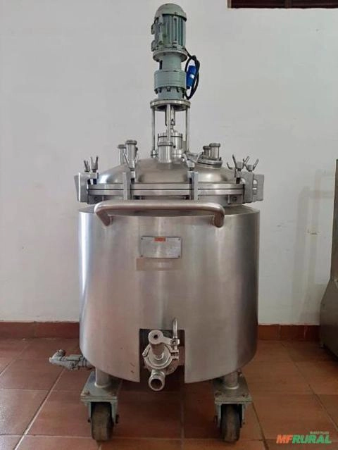 Reator Biorreator Aço Inox 120 Litros Piloto Imagem Reator Biorreator Aço Inox 120 Litros Piloto