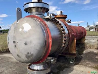 Trocador de Calor Tubular em Aço Inox Imagem Trocador de Calor Tubular em Aço Inox