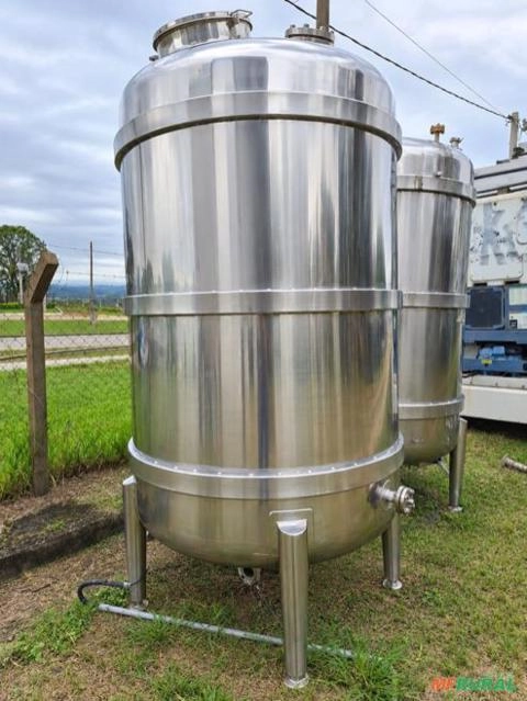 Tanque Misturador Inox 3.000 Lt Imagem Tanque Misturador Inox 3.000 Lt