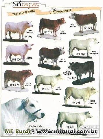 Miniaturas de Boi, Vaca, Bovinos, Cavalo, Equinos, Caprinos, Ovinos