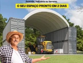 Galpão Agro - SEU GALPÃO PRONTO EM DOIS DIAS