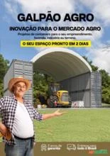 Galpão Agro - SEU GALPÃO PRONTO EM DOIS DIAS