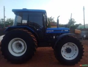 Trator New Holland 7630 S100 ano 2001