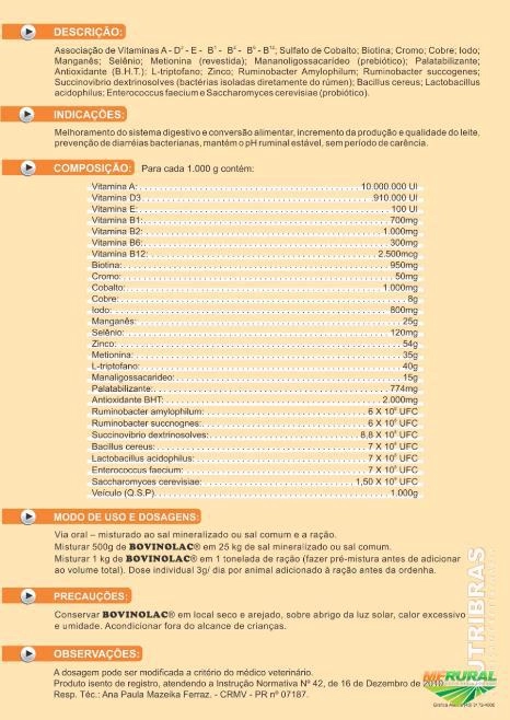 Imagem Bovinolac Para Gado Leiteiro Imagem Bovinolac Para Gado Leiteiro