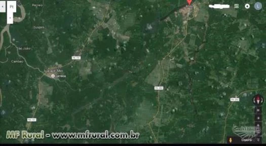 Terreno c/ título definitivo, 3730hectares, R$3.700,00/hec ! 16 km de frente de Rio - Mojú - Pará