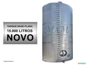 TANQUE INOX 304 - 15.000 litros | Dorna | Reservatório (NOVO)