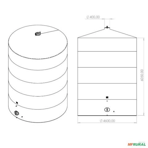 Imagem Tanque de aço inox 304 capacidade 100.000lts Imagem Tanque de aço inox 304 capacidade 100.000lts