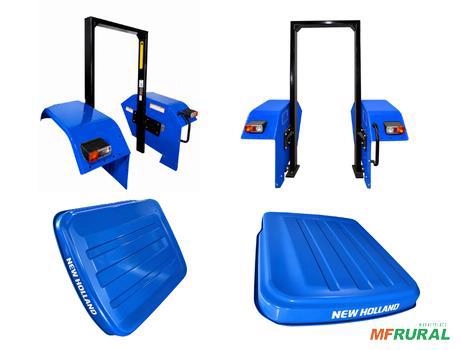 Capota com suporte para Trator New Holland 7630 Imagem Capota com suporte para Trator New Holland 7630
