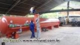 Autoclave para tratamento de madeiras Imagem Autoclave para tratamento de madeiras