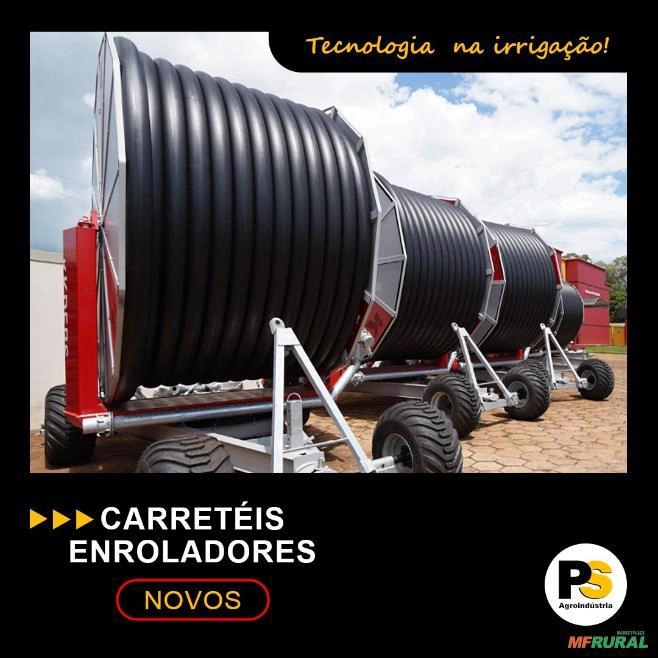 CARRETEL ENROLADOR 125/470 NOVO Imagem CARRETEL ENROLADOR 125/470 NOVO