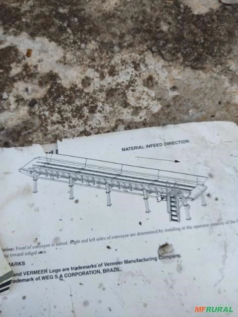 Imagem Mesa De Alimentação com esteira Para Triturador De Galhos Vermeer Hg6000 Imagem Mesa De Alimentação com esteira Para Triturador De Galhos Vermeer Hg6000