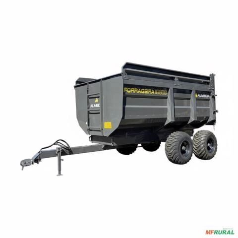 Carreta Forrageira Basculante para trator Imagem Carreta Forrageira Basculante para trator