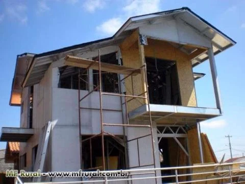 Construçao em 15 dias - casas steel frame