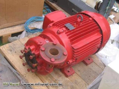 BOMBA DE AGUA MOTORIZADA - 40 CV–TRIFASICA 220 a 440 V –VAZÃO 89 m3/H x 110 MCA Imagem BOMBA DE AGUA MOTORIZADA - 40 CV–TRIFASICA 220 a 440 V –VAZÃO 89 m3/H x 110 MCA