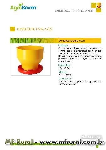 COMEDOURO TUBULAR PARA AVES