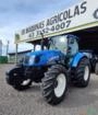 Trator New Holland T6 110 cabinado. Imagem Trator New Holland T6 110 cabinado.