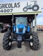 Trator New Holland T6 110 cabinado. Imagem Trator New Holland T6 110 cabinado.