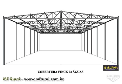 Alpha Estruturas - Fabricação e Montagem de Galpões Metálicos para usos gerais