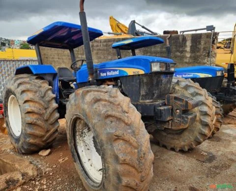 Trator New Holland 7630 4x4 ano 09