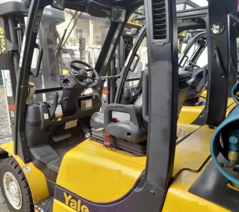 Imagem EMPILHADEIRA YALE, MODELO GP050VX, ANO 2018, ÚNICO DONO, NF DE ORIGEM, GLP, TORRE TRIPLEX, 14.000HS Imagem EMPILHADEIRA YALE, MODELO GP050VX, ANO 2018, ÚNICO DONO, NF DE ORIGEM, GLP, TORRE TRIPLEX, 14.000HS