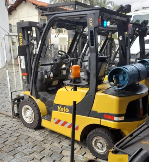 Imagem EMPILHADEIRA YALE, MODELO GP050VX, ANO 2018, ÚNICO DONO, NF DE ORIGEM, GLP, TORRE TRIPLEX, 14.000HS Imagem EMPILHADEIRA YALE, MODELO GP050VX, ANO 2018, ÚNICO DONO, NF DE ORIGEM, GLP, TORRE TRIPLEX, 14.000HS
