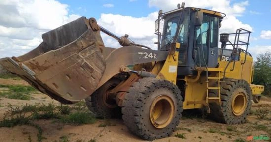 Imagem PÁ CARREGADEIRA JOHN DEERE, MODELO 724K, ANO 2018 Imagem PÁ CARREGADEIRA JOHN DEERE, MODELO 724K, ANO 2018