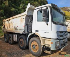 CAMINHÃO CAÇAMBA MERCEDES BENZ ACTROS 4844 ANO 2011/2011DE ÚNICO DONO, CAÇAMBA ROSSETTI DE 20M3, COM